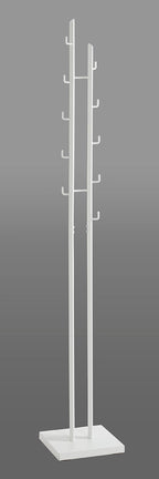 HAKU Möbel Garderobenständer aus Metall in Weiss 29 x 29 x 176 cm