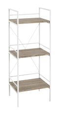 HAKU Möbel Regal aus MDF Kippschutz in Braun 34 x 27 x 96 cm