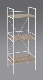 HAKU Möbel Regal aus MDF Kippschutz in Braun 34 x 27 x 96 cm