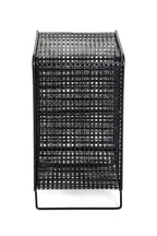 HAKU Möbel Flaschenregal aus Metall in Schwarz