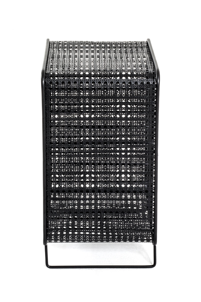 HAKU Möbel Flaschenregal aus Metall in Schwarz