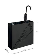 HAKU Möbel Schirmständer aus Metall 50 x 16 x 48 cm in Schwarz