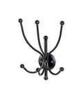 HAKU Möbel Wandgarderobe aus Metall in Schwarz 19 x 14 x 29 cm