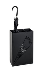 HAKU Möbel Schirmständer aus Metall 30 x 16 x 48 cm in Schwarz