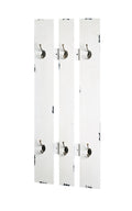 HAKU Möbel Wandgarderobe aus MDF in Weiss 40 x 9 x 100 cm