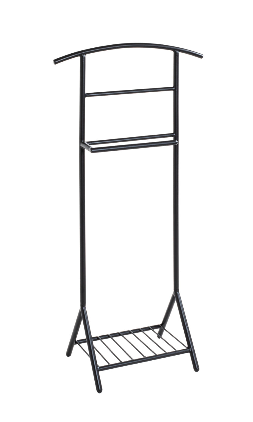 HAKU Möbel Herrendiener aus Metall in Schwarz 45 x 26 x 101 cm