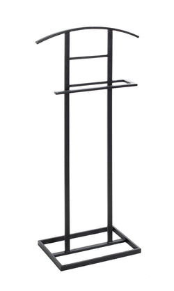 HAKU Möbel Herrendiener aus Metall in Schwarz 45 x 26 x 101 cm