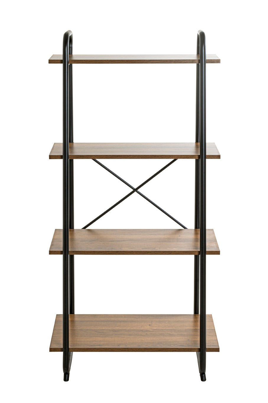 HAKU Möbel Regal aus Holzwerkstoff Kippschutz in Braun, 60 x 36 cm, H 128 cm