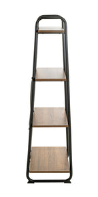 HAKU Möbel Regal aus Holzwerkstoff Kippschutz in Braun, 60 x 36 cm, H 128 cm