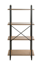 HAKU Möbel Regal aus Holzwerkstoff Kippschutz in Braun, 60 x 36 cm, H 128 cm