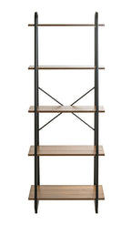 HAKU Möbel Regal aus Holzwerkstoff Kippschutz in Braun, 60 x 36 cm, H 164 cm