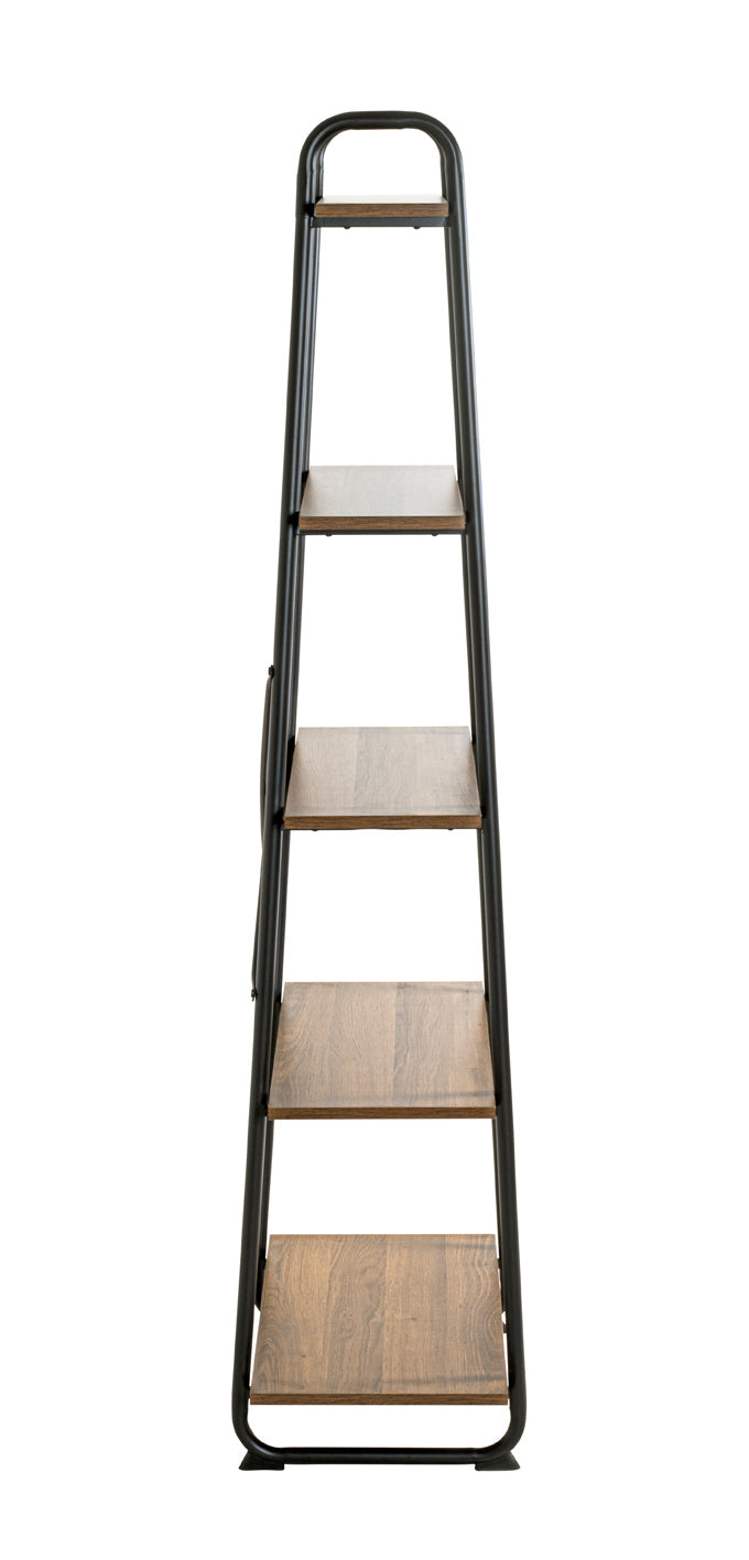 HAKU Möbel Regal aus Holzwerkstoff Kippschutz in Braun, 60 x 36 cm, H 164 cm