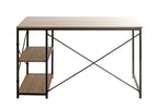 HAKU Möbel Schreibtisch aus Holzwerkstoff kratzunempfindlich in Braun 120 x 60 x 74 cm