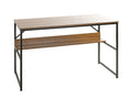 HAKU Möbel Schreibtisch aus Holzwerkstoff kratzunempfindlich in Braun 120 x 60 x 74 cm