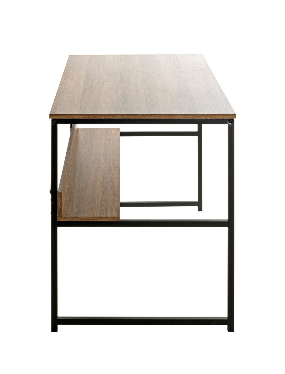 HAKU Möbel Schreibtisch aus Holzwerkstoff kratzunempfindlich in Braun 120 x 60 x 74 cm