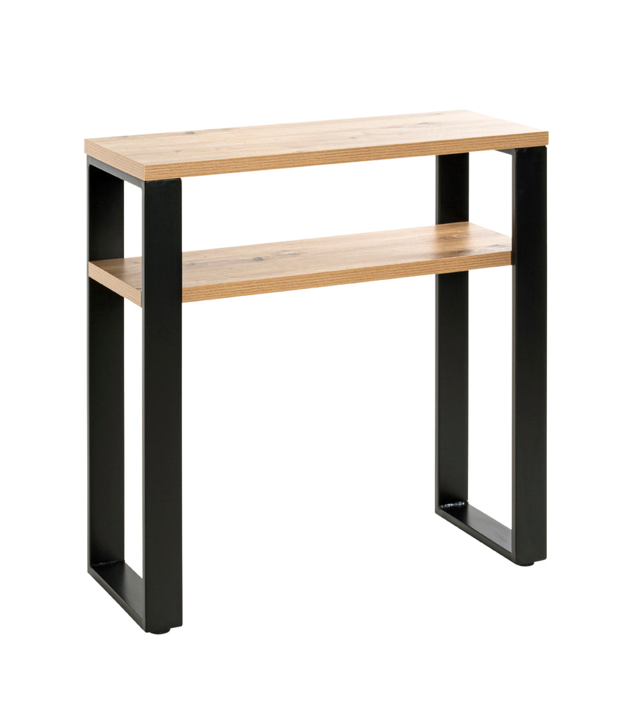 HAKU Möbel Konsole aus MDF kratzbeständig in Braun 70 x 28 x 75 cm