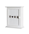 HAKU Möbel Schlüsselkasten aus MDF Motiv Schriftzug in Weiss
