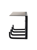 HAKU Möbel Wandgarderobe aus Metall in Schwarz B 30-60 cm H 10-25 cm, 30 x 8 cm, H 10 cm