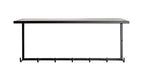 HAKU Möbel Wandgarderobe aus Metall in Schwarz B 30-60 cm H 10-25 cm, 60 x 25 cm, H 25 cm