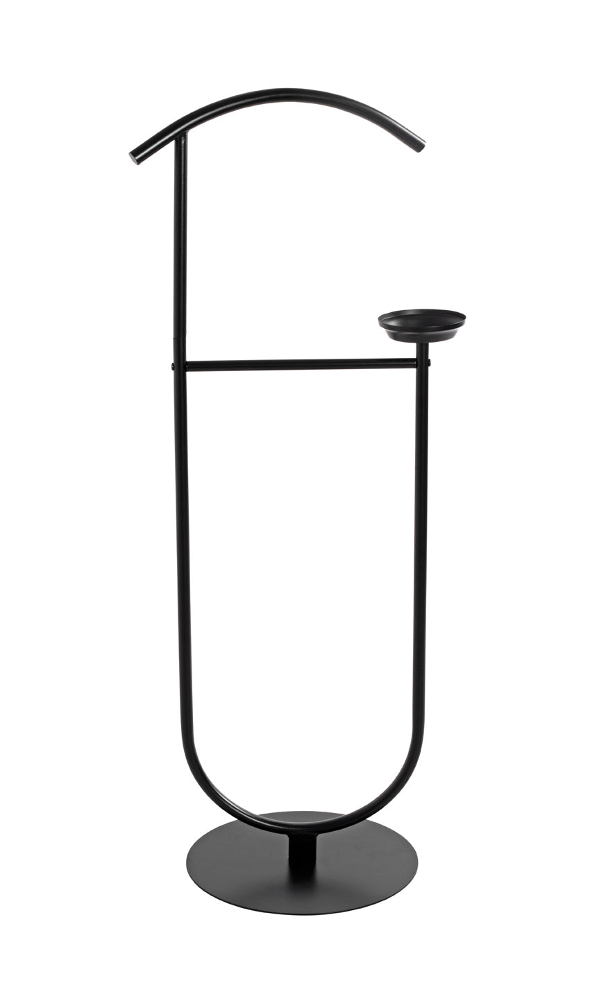 HAKU Möbel Herrendiener aus Metall in Schwarz 45 x 34 x 116 cm