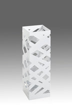 HAKU Möbel Schirmständer aus Metall 16 x 16 x 48 cm in Weiss
