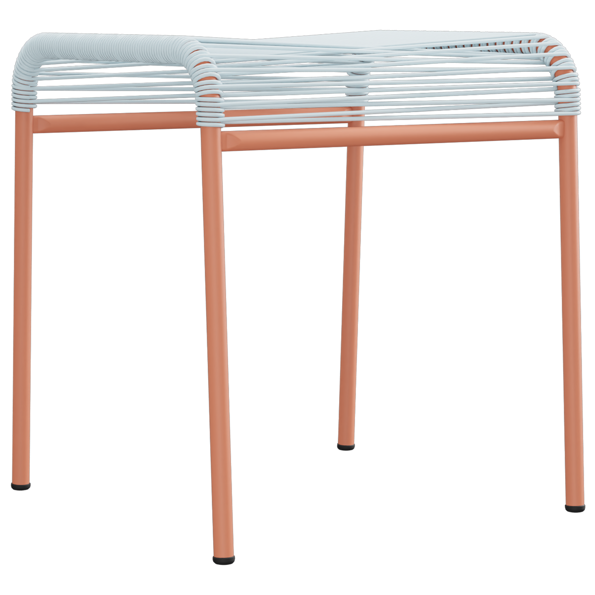 Pastellblau / Terracotta