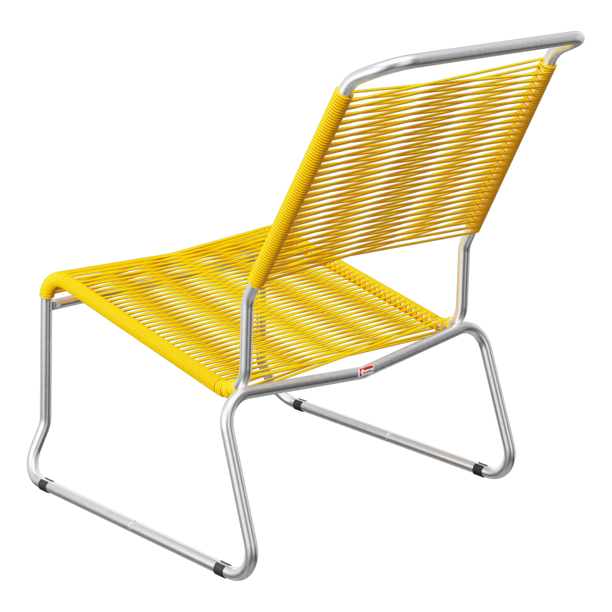 Moderne Outdoor-Loungesessel in Gelb mit Aluminium-Gestell | Design-Gartenmöbel