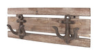 HAKU Möbel Garderobenleiste aus Massivholz in Braun B 36-66 cm H 14 cm, 36 x 7 cm, H 14 cm