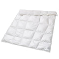 Sleepline Daunen-Duvet Clima Outlast Light in Weiss, leichtes Sommerduvet mit Kassettennaht
