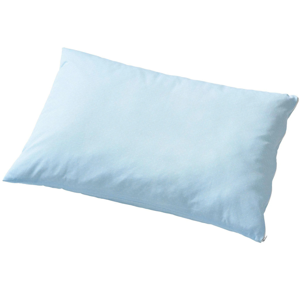 Sommerkissen Glacier in Hellblau, 50x70 cm, leichtes Schlafkissen mit Reißverschluss