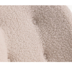 Gutmann Schaukelstuhl Wolly in Beige - Hochwertige Polstermöbel mit strukturiertem Stoffbezug