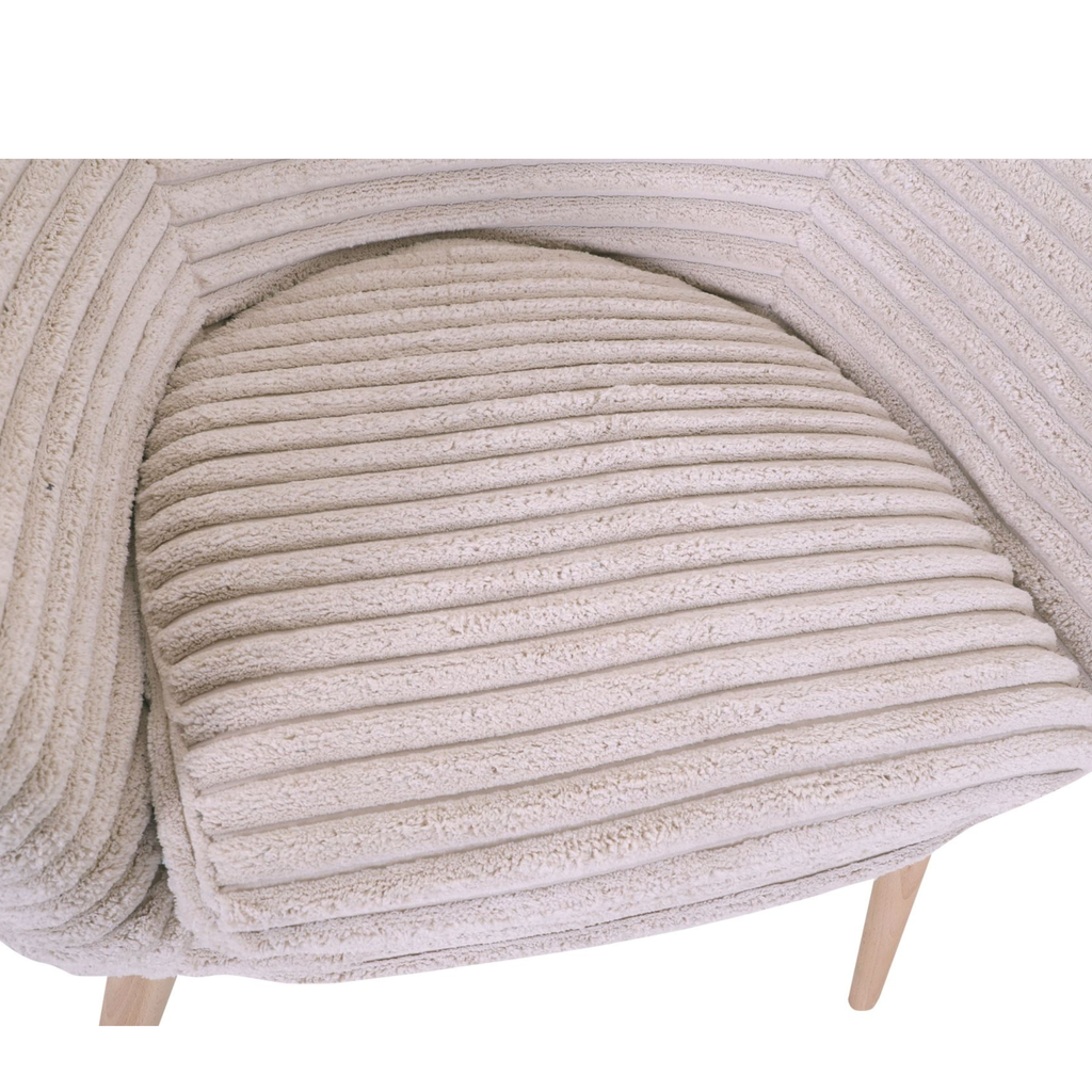 Fauteuil en corde beige