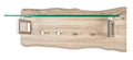 HAKU Möbel Wandgarderobe aus MDF mit Glas in Braun