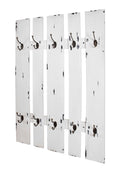 HAKU Möbel Wandgarderobe aus MDF 65 x 9 x 100 cm in Weiss