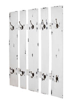 HAKU Möbel Wandgarderobe aus MDF 65 x 9 x 100 cm in Weiss