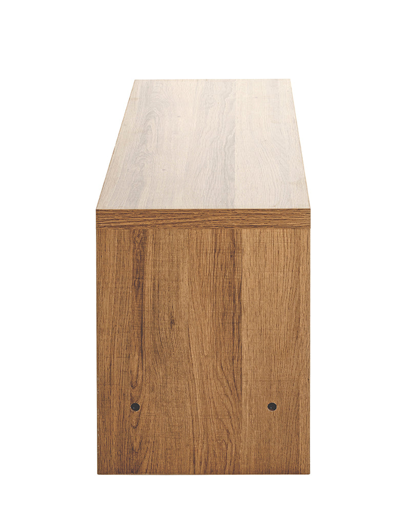 HAKU Möbel Schuhbank aus MDF kratzbeständig in Braun in Eiche, Schwarz