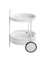 HAKU Möbel Servierwagen aus Metall 42 x 62 cm in Weiss