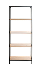 HAKU Möbel Regal aus MDF kratzbeständig in Braun 64 x 35 x 167 cm