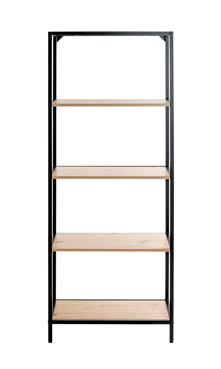 HAKU Möbel Regal aus MDF kratzbeständig in Braun 64 x 35 x 167 cm