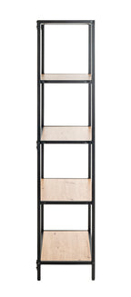 HAKU Möbel Regal aus MDF kratzbeständig in Braun 64 x 35 x 167 cm