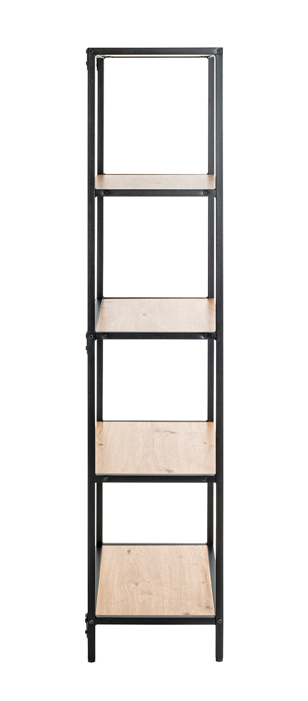HAKU Möbel Regal aus MDF kratzbeständig in Braun 64 x 35 x 167 cm