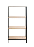 HAKU Möbel Regal aus MDF kratzbeständig in Braun 64 x 35 x 129 cm