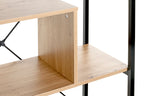 HAKU Möbel Regal aus MDF kratzbeständig in Braun 84 x 35 x 163 cm