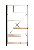 HAKU Möbel Regal aus MDF kratzbeständig in Braun 84 x 35 x 163 cm