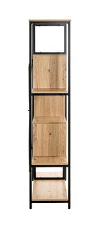 HAKU Möbel Regal aus MDF kratzbeständig in Braun 84 x 35 x 163 cm