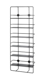HAKU Möbel Wandregal aus Metall in Schwarz 37 x 14 x 103 cm