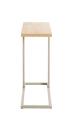 HAKU Möbel Beistelltisch aus Holzwerkstoff Füsse höhenverstellbar in Braun 24 x 49 x 64 cm