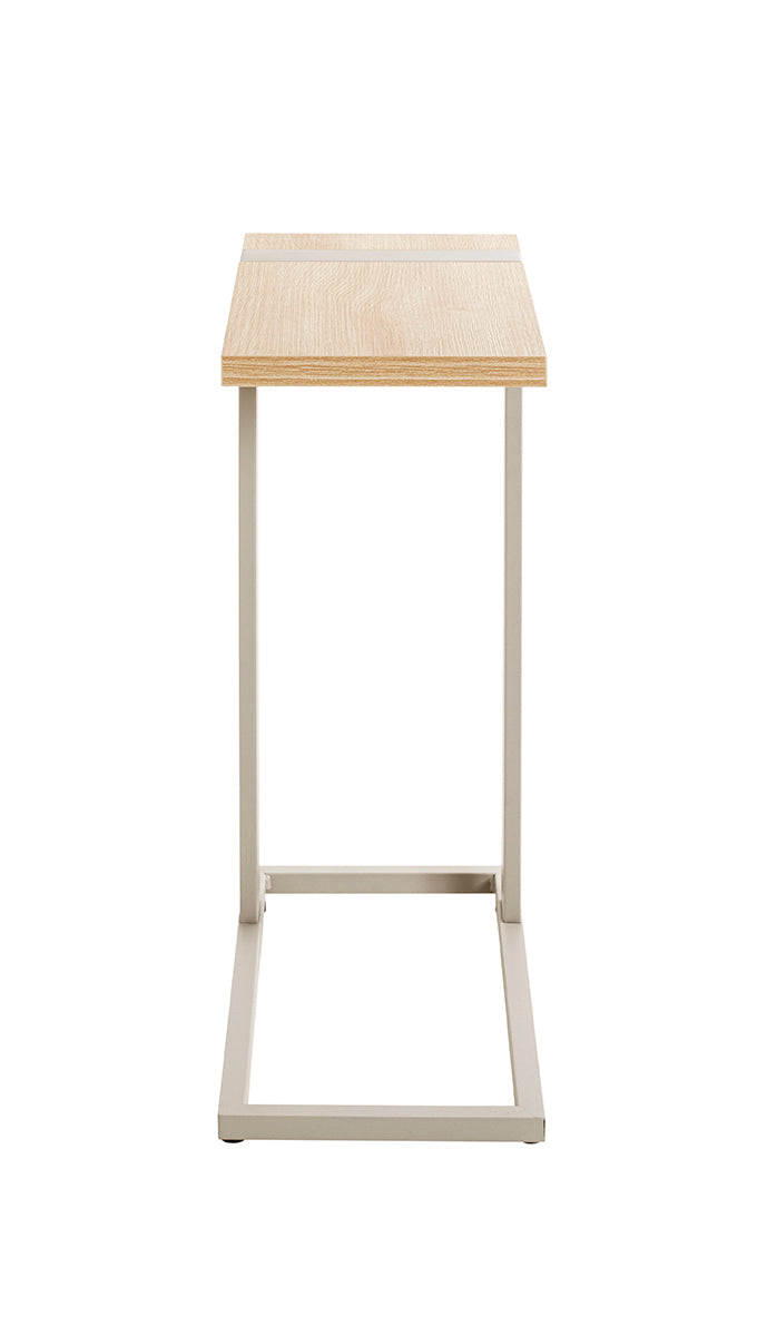HAKU Möbel Beistelltisch aus Holzwerkstoff Füsse höhenverstellbar in Braun 24 x 49 x 64 cm