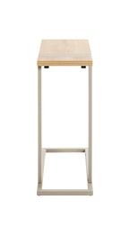 HAKU Möbel Beistelltisch aus Holzwerkstoff Füsse höhenverstellbar in Braun 24 x 49 x 64 cm