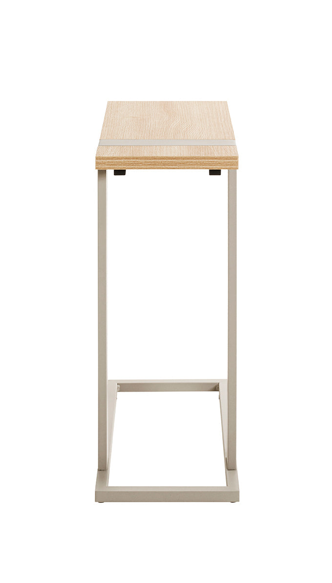HAKU Möbel Beistelltisch aus Holzwerkstoff Füsse höhenverstellbar in Braun 24 x 49 x 64 cm